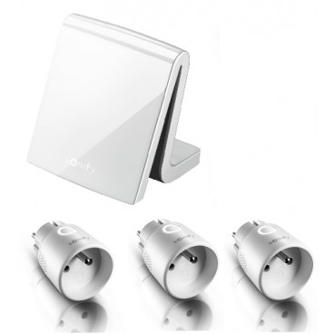 Pack tahoma & 3Prises télécommandées somfy on/off io Pack tahoma & 3Prises télécommandées somfy on/off io