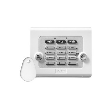 Clavier de commande + badge blanc pour alarme somfy Clavier de commande + badge blanc pour alarme somfy